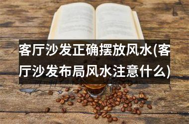 <h3>客厅沙发正确摆放风水(客厅沙发布局风水注意什么)