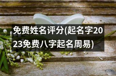 <h3>免费姓名评分(起名字2025免费八字起名周易)