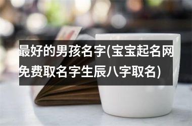 <h3>最好的男孩名字(宝宝起名网免费取名字生辰八字取名)
