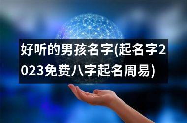 <h3>好听的男孩名字(起名字2025免费八字起名周易)
