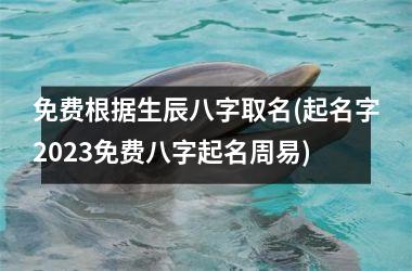 <h3>免费根据生辰八字取名(起名字2025免费八字起名周易)