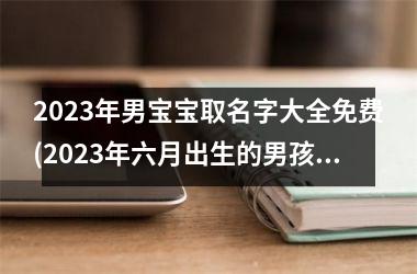 2025年男宝宝取名字大全免费(2025年六月出生的男孩名字)