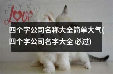 <h3>四个字公司名称大全简单大气(四个字公司名字大全 必过)