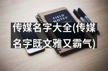 <h3>传媒名字大全(传媒名字既文雅又霸气)