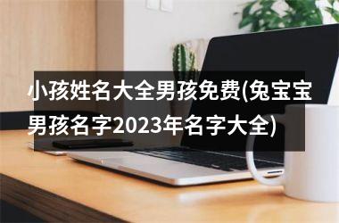 小孩姓名大全男孩免费(兔宝宝男孩名字2023年名字大全)