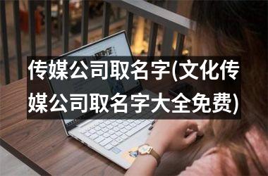 <h3>传媒公司取名字(文化传媒公司取名字大全免费)
