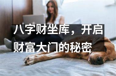 <h3>八字财坐库，开启财富大门的秘密