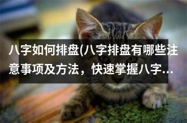 八字如何排盘(八字排盘有哪些注意事项及方法，快速掌握八字排盘技巧！)