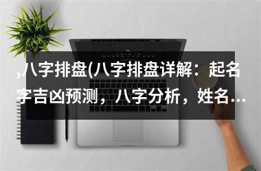 ,八字排盘(八字排盘详解：起名字吉凶预测，八字分析，姓名测试，周易算命，风水布局，择吉避凶)