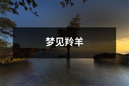 <h3>梦见羚羊
