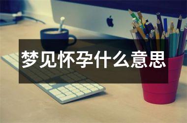 <h3>梦见怀孕什么意思