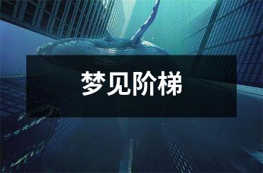 <h3>梦见阶梯