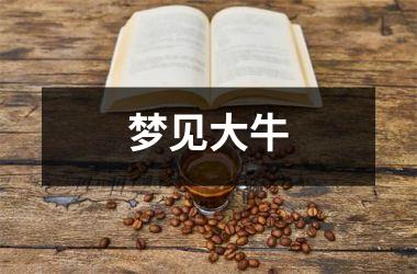 <h3>梦见大牛