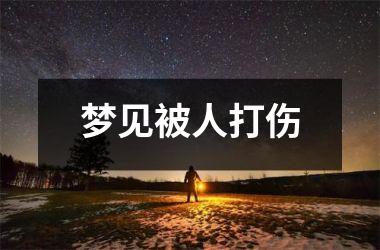 <h3>梦见被人打伤