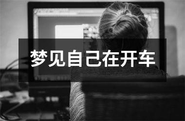 <h3>梦见自己在开车