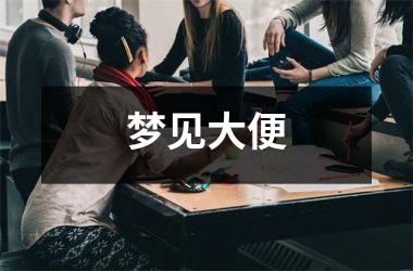 <h3>梦见大便