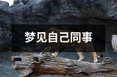 <h3>梦见自己同事