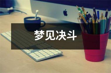 <h3>梦见决斗