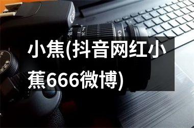小焦(抖音网红小蕉666微博)