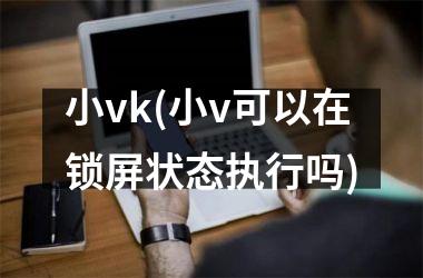 <h3>小vk(小v可以在锁屏状态执行吗)