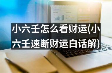 小六壬怎么看财运(小六壬速断财运白话解)