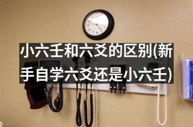 小六壬和六爻的区别(新手自学六爻还是小六壬)