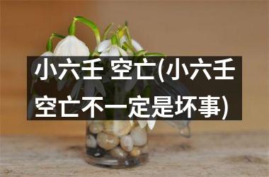 <h3>小六壬 空亡(小六壬空亡不一定是坏事)