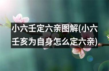 小六壬定六亲图解(小六壬亥为自身怎么定六亲)