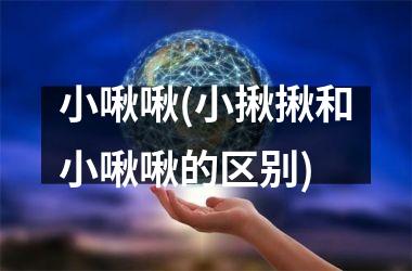 <h3>小啾啾(小揪揪和小啾啾的区别)