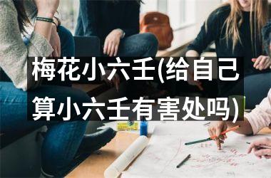 <h3>梅花小六壬(给自己算小六壬有害处吗)