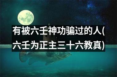 有被六壬神功骗过的人(六壬为正主三十六教真)