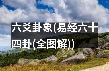 <h3>六爻卦象(易经六十四卦(全图解))