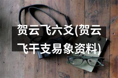 <h3>贺云飞六爻(贺云飞干支易象资料)