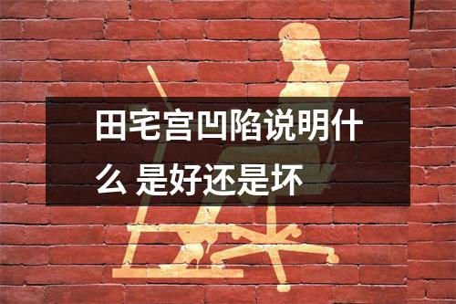 <h3>田宅宫凹陷说明什么是好还是坏