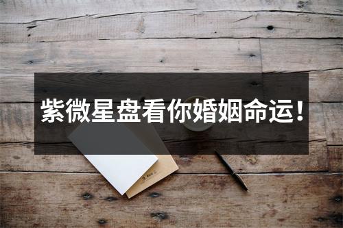 紫微星盘看你婚姻命运！