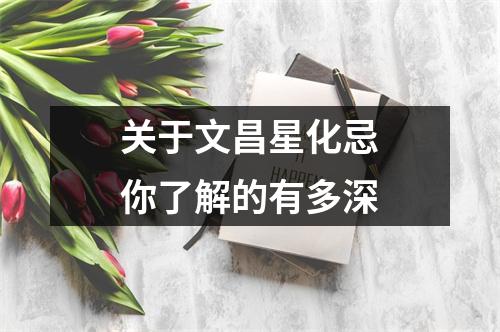 关于文昌星化忌你了解的有多深