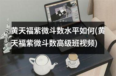 <h3>黄天福紫微斗数水平如何(黄天福紫微斗数高级班)