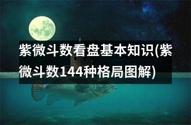 <h3>紫微斗数看盘基本知识(紫微斗数144种格局图解)