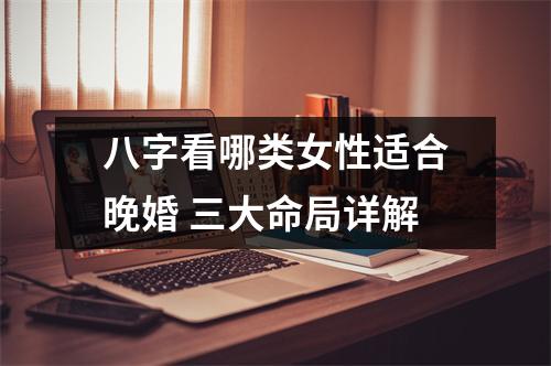 <h3>八字看哪类女性适合晚婚三大命局详解