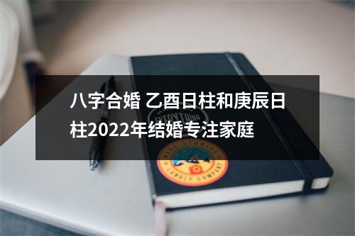 <h3>八字合婚乙酉日柱和庚辰日柱2025年结婚专注家庭