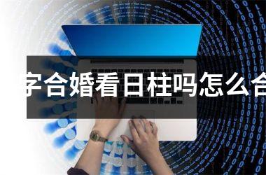 <h3>八字合婚看日柱吗怎么合