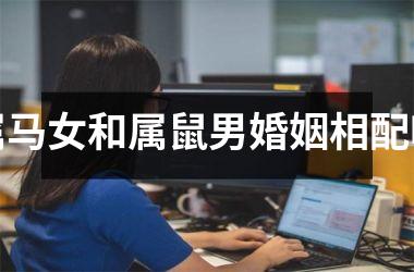 <h3>属马女和属鼠男婚姻相配吗