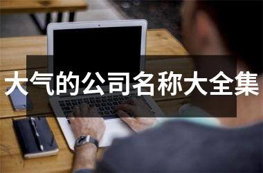 <h3>大气的公司名称大全集