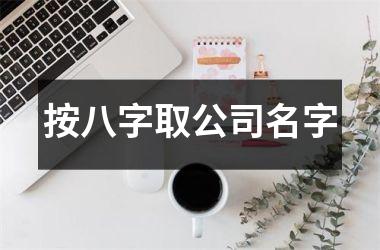 <h3>按八字取公司名字