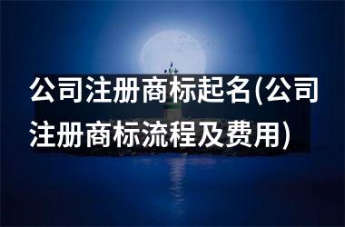 <h3>公司注册商标起名(公司注册商标流程及费用)