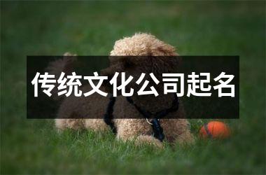传统文化公司起名