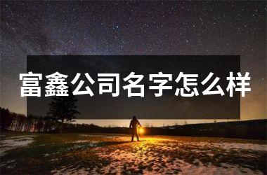 <h3>富鑫公司名字怎么样