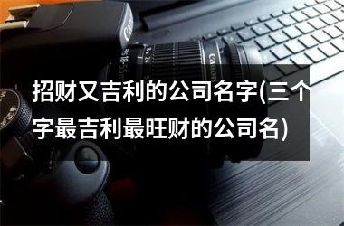 <h3>招财又吉利的公司名字(三个字最吉利最旺财的公司名)