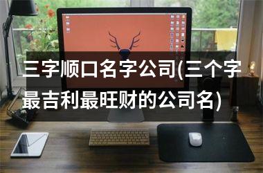 <h3>三字顺口名字公司(三个字最吉利最旺财的公司名)