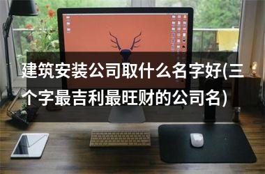 <h3>建筑安装公司取什么名字好(三个字最吉利最旺财的公司名)